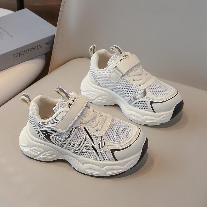 Girls' sports shoes Children's dad shoes Spring light and breathable casual shoes 2025 new medium and older children's and boys' shoes