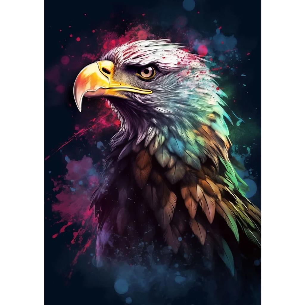 Klasyczna Abstrakcyjna Sztuka Ścienna ze Zwierzętami Wodnymi Rekin Lew Tygrys Plakat i Wydruk na Płótnie Dekoracja Salonu Sypialni Prezenty