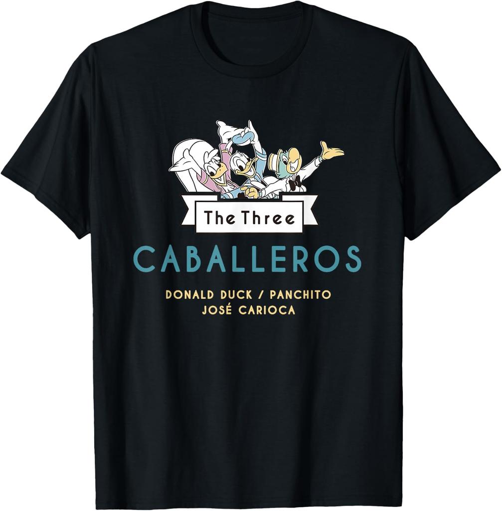 Fashion Casual Vintage The Three Caballeros Donald Duck T-Shirt S-4XL Unisex