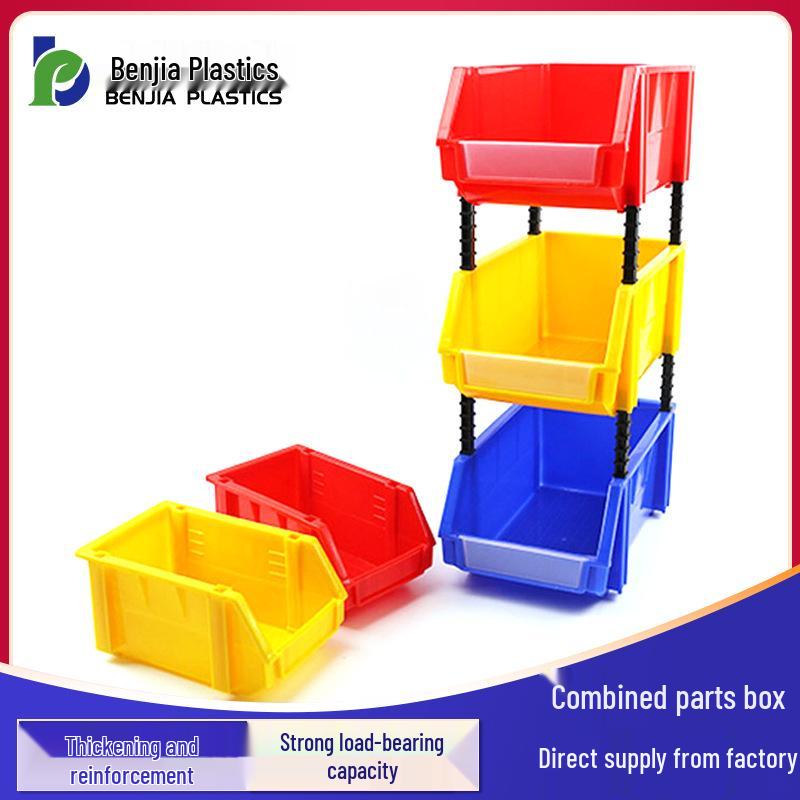 Large Wall-Mounted Plastic Screw Organizer with Compartments