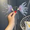 Flower Ear Fins Ear Cuffs Fairy Elf Pearl Tassel Ear Clips Mermaid Princess Ear Cuffs  Cosplay