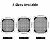 Outdoor AC Unit Cover Oxford Cloth Mesh Top Guard for Air Conditioner Condenser, Leaf Debris Protection with Elastic Hooks Kit