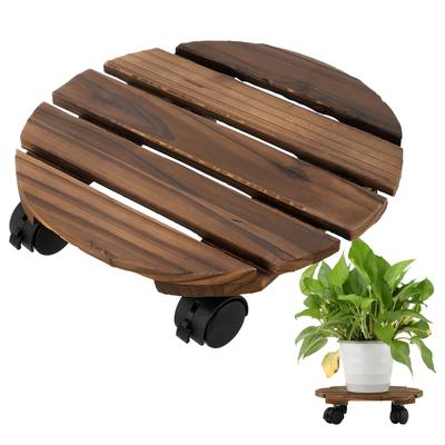 Pflanzenständer Indoor Wohnzimmerregal Freistehendes Blumenregal mit Reihenrad für Garten