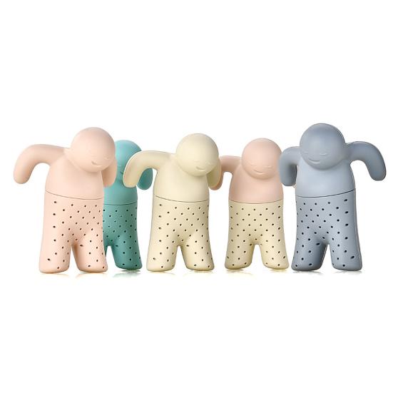 Silicone Tea Filter Hanging Tea Strainer Reusable Tea Infuser Unique Tea Brewing Tool for Home Restaurant Outdoor Travel