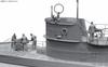 Border Model 1/35 German Navy Submarine Crew & Commander Set of 6 Resin Kit BR002 Molded Color