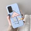 Case For Samsung A53 A52S A52 A73 A70 Cute Heart Flower Back Cover Soft Silicone Matte Protective Funda For Samsung Galaxy A53