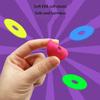 Kids Outdoor Foam Disc Gun Toy Double Launcher Interactive Parent-Child Flying Game Shooting Toy for Children
