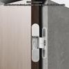 125 Degree Invisible Muted Door Hinge Adjustable Butt Hinges Aluminum Alloy Concealed Hinge Furniture Hardware