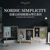 Nordic style personalized couple 6-inch double-sided photo rotating desk photo frame with LED light creative photo frame display