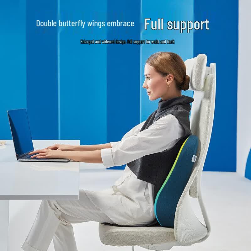 JiaAo Ergonomic Heated Lumbar Support Cushion
