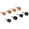 Heel Dowel Plastic Heel Tip Replacement Wear Resistant Shoe Heeltaps Set for Repairing Footwear Heels