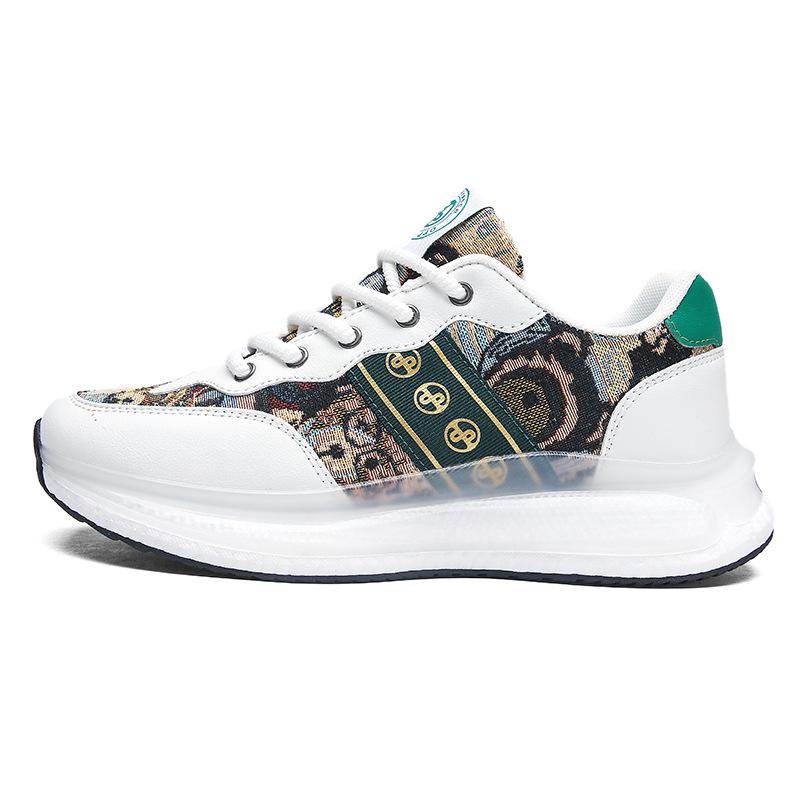 

Sneakers 2023 autumn new real popcorn soft-soled running shoes versatile couple casual shoes high-quality men s shoes 36 белый