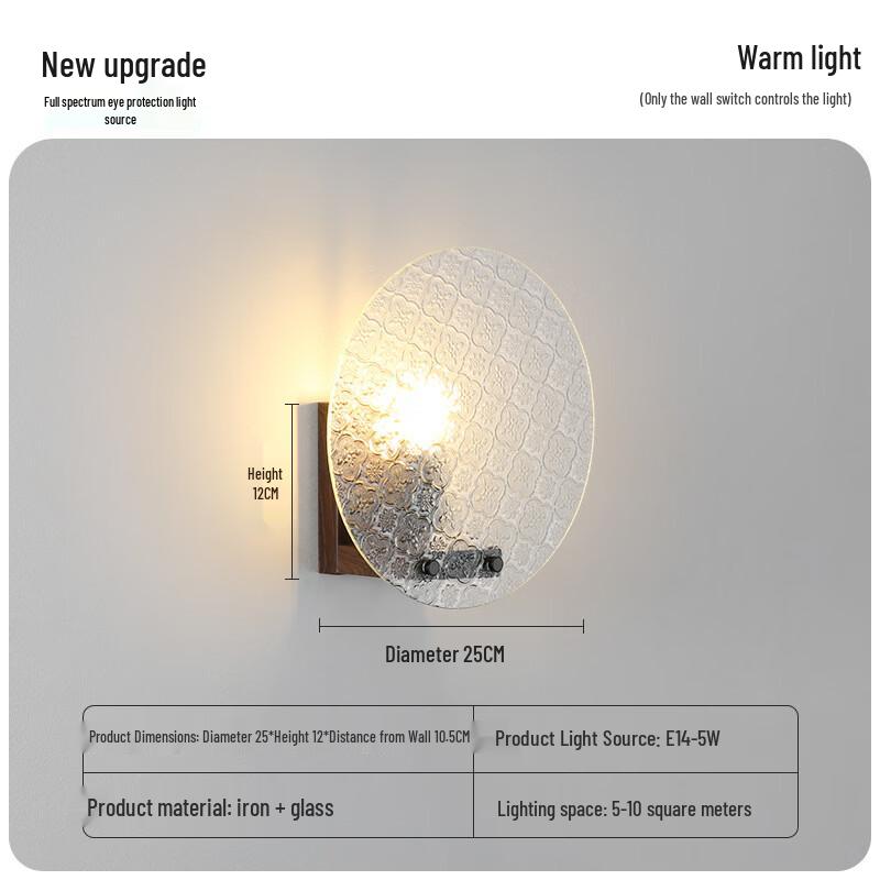 Винтажный декоративный настенный светильник NuFeng