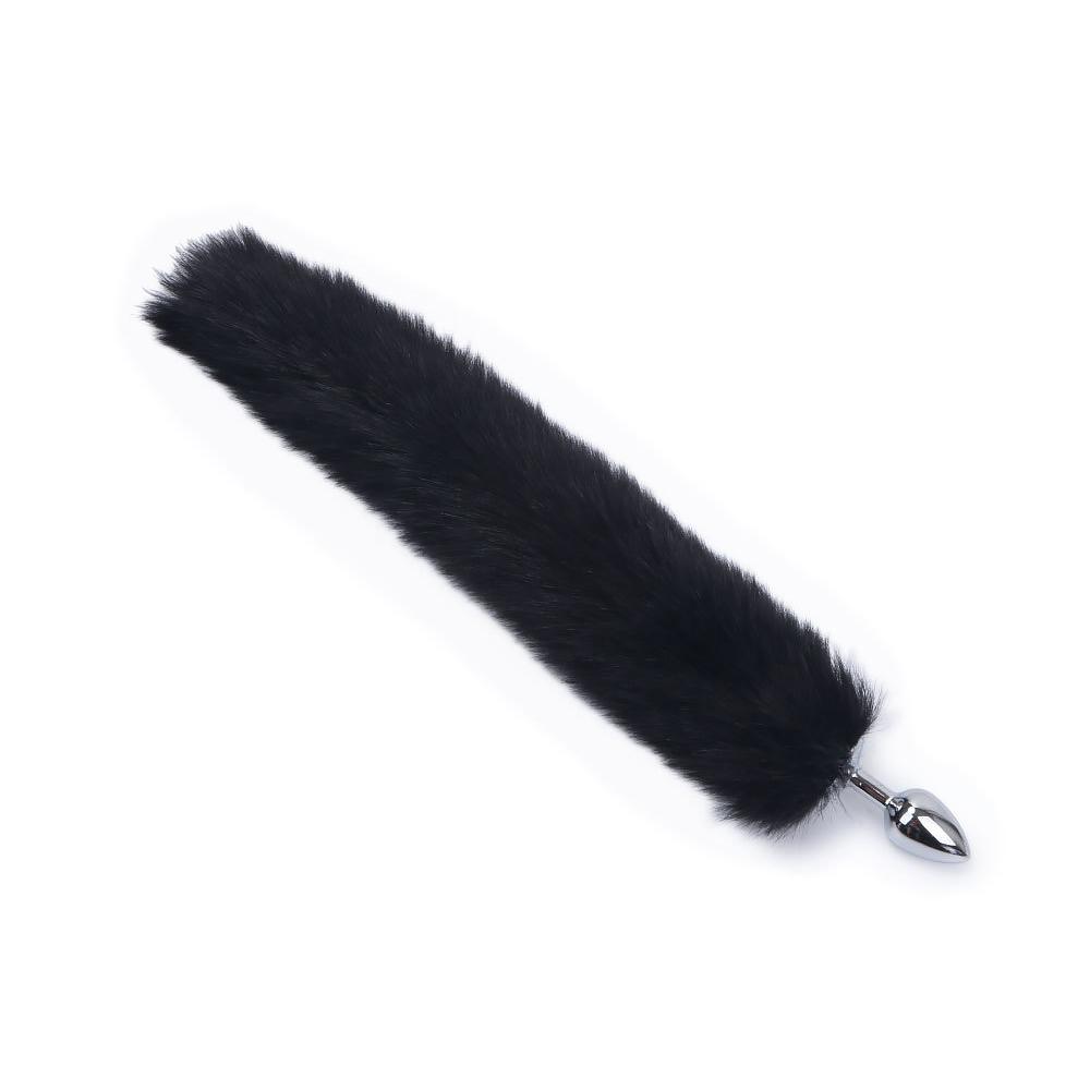 Metal Woman with Plug Fox Ass Tail Couple Anal Plug Animal Intimate Female Masturbation Wearing Artificial Hair Expansion Props
