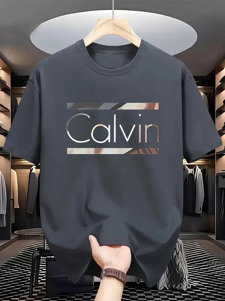 Simple Versatile Letter Print 100 Cotton Men Woment Tshirt Summer Autumn Daily Outdoor Sports Party Casual Street Short Sleeve