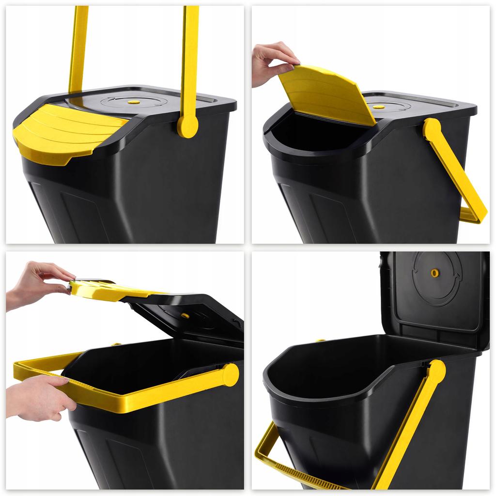 KADAX Trash Can Container for Sorting Set 25L