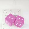 Fuzzy Dice for Car Mirror - Plush Dice Rearview Mirror