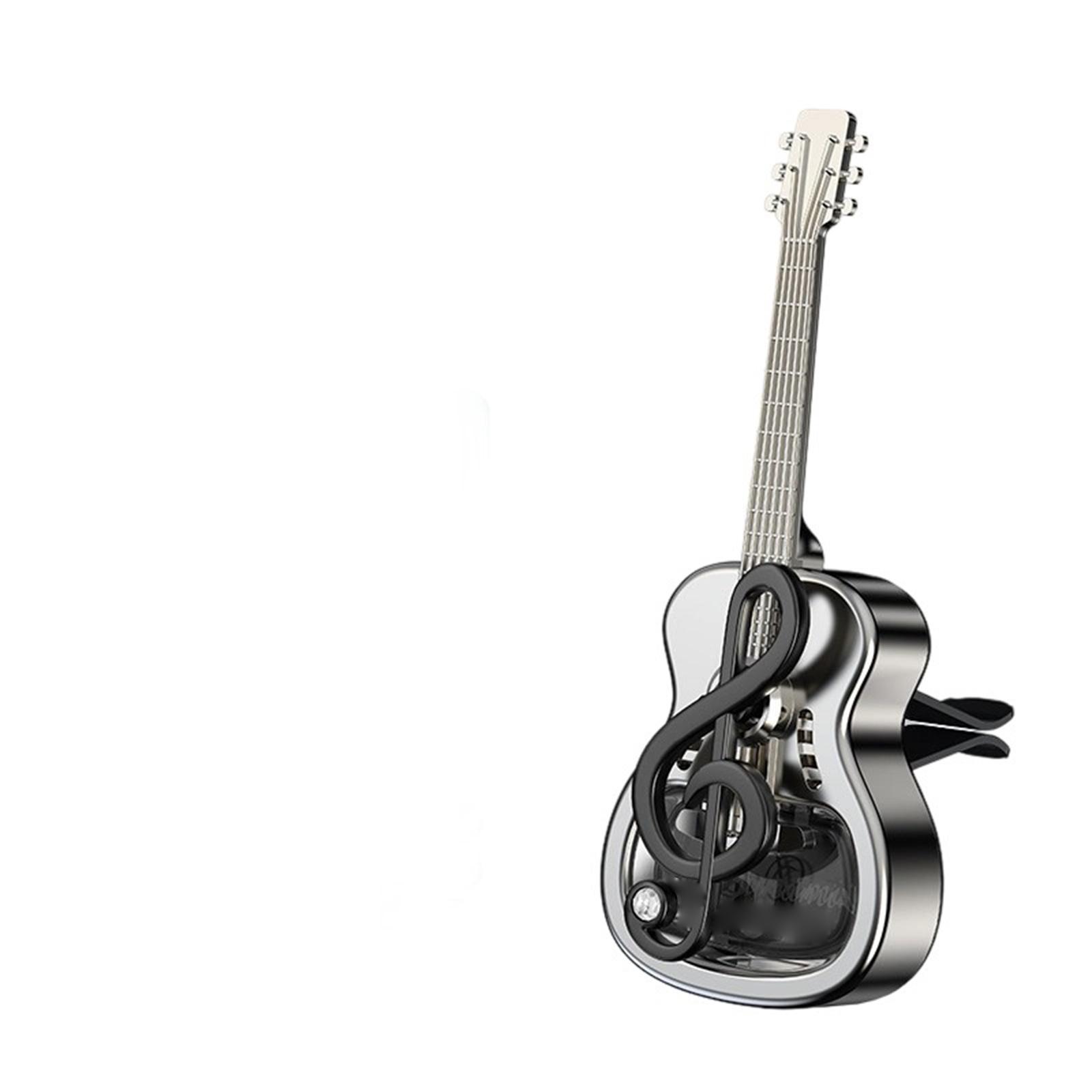 

Автомобильный аромаклип в форме гитары, освежитель воздуха с креплением на вентиляционную решетку, диффузор ароматов, парфюм, диспенсер для аромадиффузора, 40 мл One Size