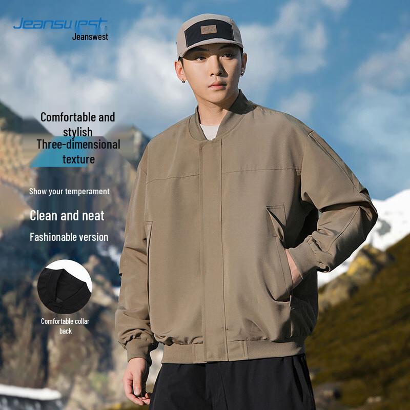 

JEANSWEST Men s Spring Autumn Casual Jacket 2XL