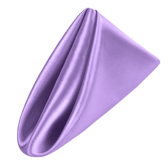 Õhtusöögisalvrätik Satiin Kortsudevastane pind ühevärviline pestav Õmblusteta Royal Shine Glamuurne lauakaunistus hotelli restorani Söömine bankett Pulmad