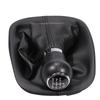 For VW Passat B5 B5.5 B6 1997-2005 5/6 Speed Gear Shift Knob Shifter Gearstick Lever Gaiter Boot Cover Car Styling