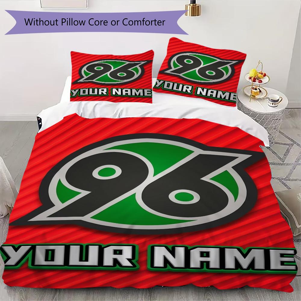 Custom Name Hannover 96 Pattern Bedding