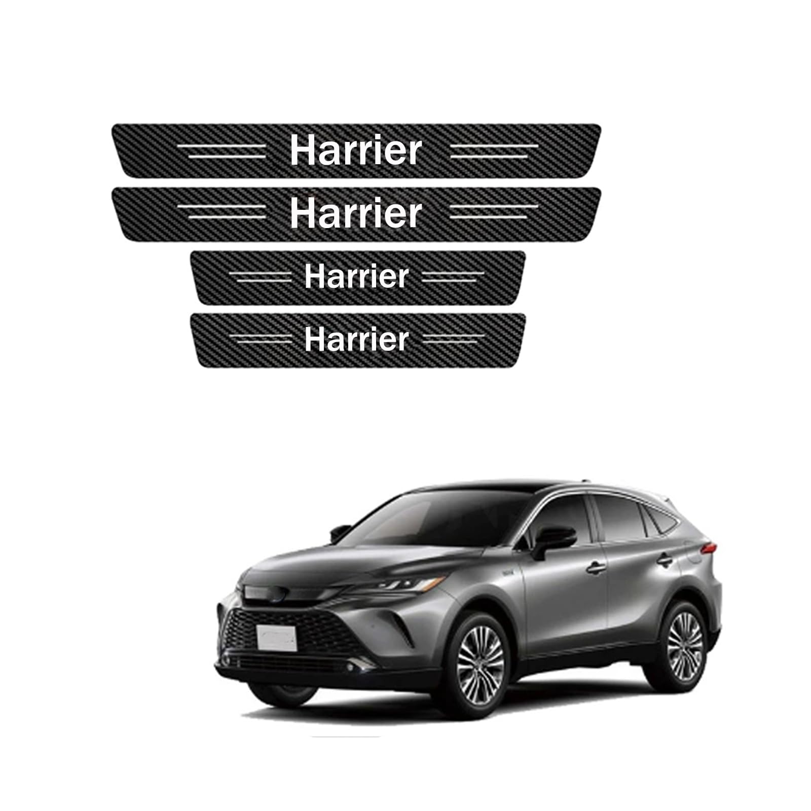 

Karell Toyota Dedicated Harrier 80 Series 60 Series Side Step Guard, Scuff Plate, Harrier
