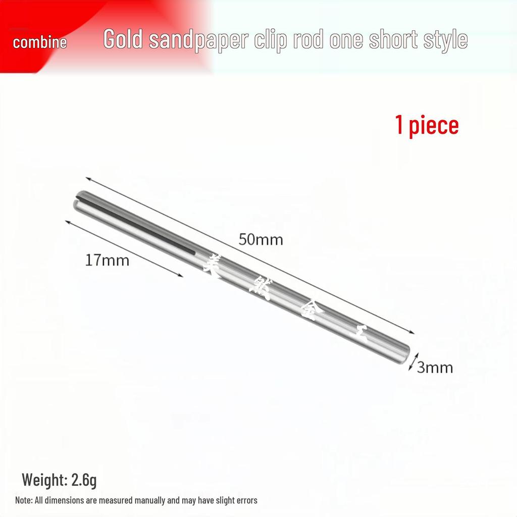 Sandpaper Holder Rod & Polishing/Grinding Clip for Dental Drill Extensions