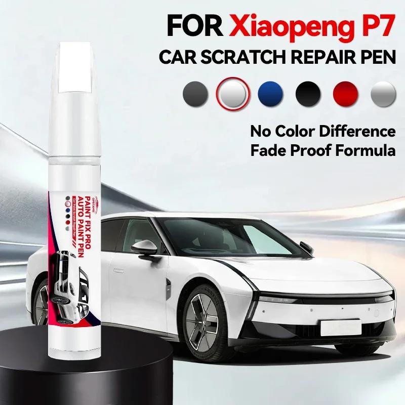 For Xiaopeng P7 Paint Repair Pen Touch Up Scratch Remover DIY Auto Accessories Black White Silver Blue Grey Red
