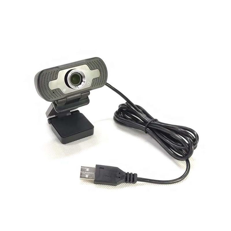 HD USB Webcam with Mic for Laptop - Driver-Free Live Streaming & Online Teaching