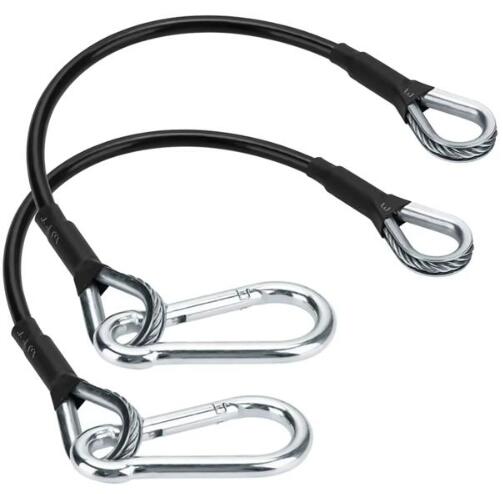 

2Pcs 25cm Gym Cable Extension Compatible with Bowflex Home Gym Accessories for LAT/Tricep Pull Down and Leg Extensions Machine