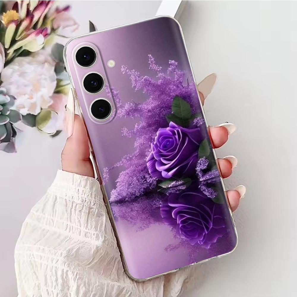 Hülle Für Samsung Galaxy S24 FE Hülle Lustige Tiere Weiches Glattes Flüssiges Silikon Hochwertige Abdeckung Für Galaxy S24 FE SM-S721B 6,7"