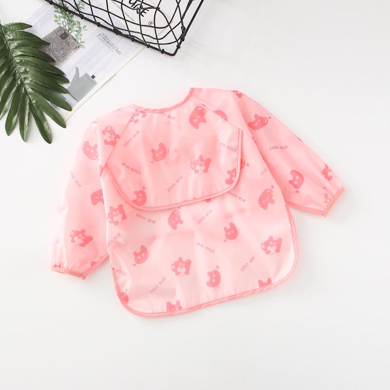 Umbrella Toddler Waterproof Long Sleeve Bib Smock