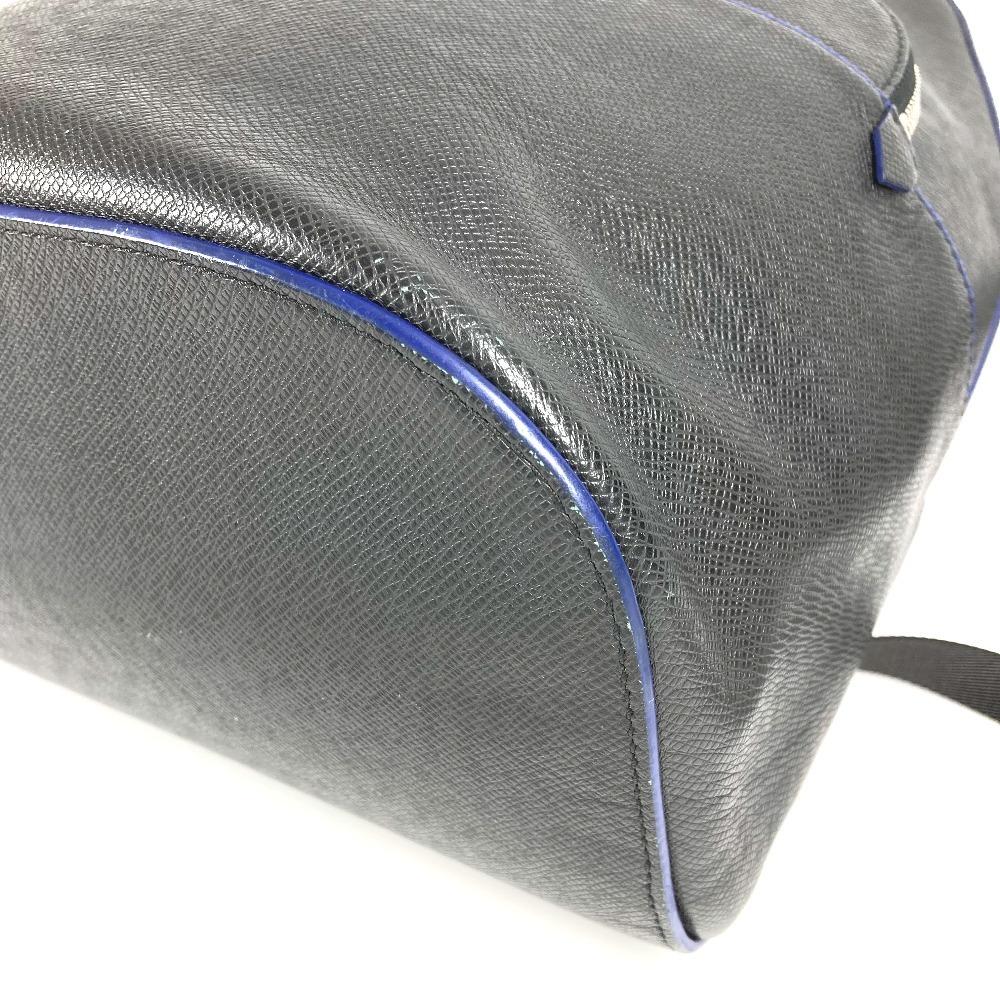 Louis Vuitton M32734 Taiga Anton Bum Bag Bicolor Backpack Black/blue