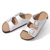 Fashion Crestar Women's Cork Slippers With Adjustable Buckle Summer New Gradient Beach Sandals Lady Fashion Clogs Slides House Slippers