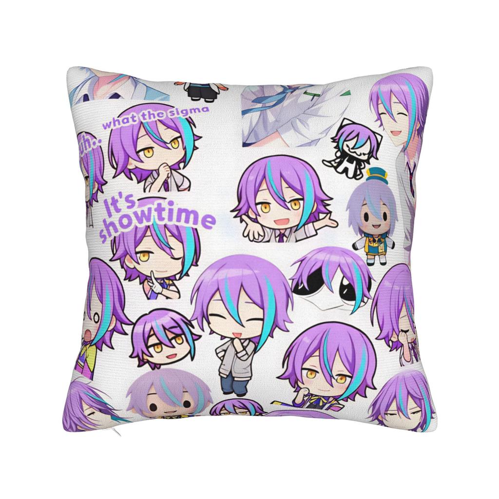 Project Sekai Rui Kamishiro Anime Game Pillow Cover Funny Pillow Case For Sofa Couch Bed Living Room Print Cushion Cover