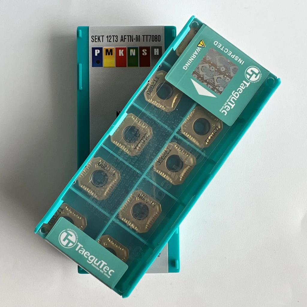 TaeguTec / SEKT12T3AFTN-M TT7080 /Original blade Carbide CNC Blade 10 PCS