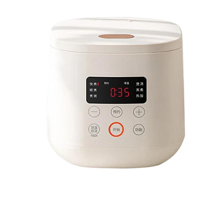 220V 2L Mini Rice Cooker Fully Automatic 24H Time Setting Rice Cooking Pot Electric Multi Cooker Smart Home Appliances