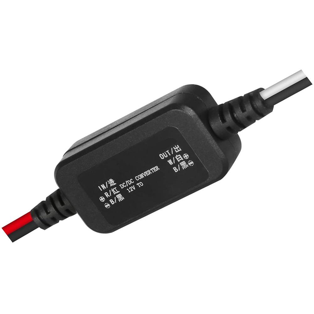 DC Voltage Reducer Converter 12V to 5V 3A Step Down Power Supply IP67 Rated for Industrial Automotive Applications