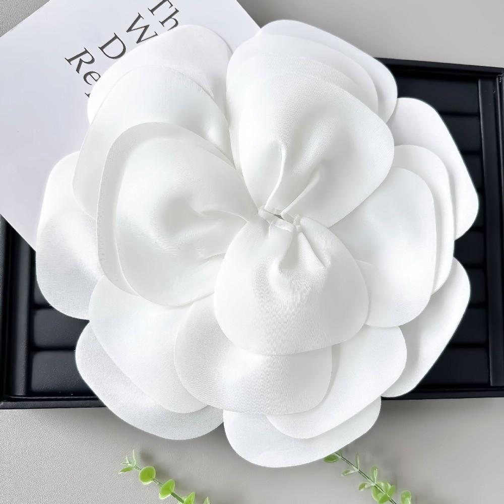 Fashion Large Size Elegant Corsage Removable Multi-layered 3D Chest Flower Solid Color DIY Dress Decorations Hair Accessories
