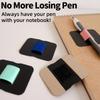 Colorful Self-Adhesive PU Leathers Pen Clip Pencil Elastic Loop Cover Rings for Diary Planner Clip Notebooks Journals
