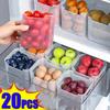 Refrigerator Storage Boxes Food Fresh Organizer Cold Storage Crisper Fruit Spice Food Container Boxes Home Kitchen Box