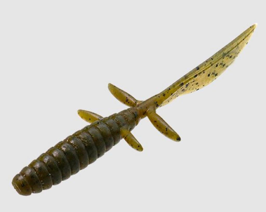 Jackall Soft Lure DB Uma Free 3.8 Inches Green Pumpkin Pepper (0461)
