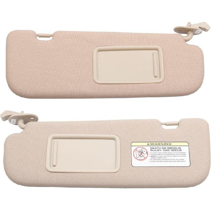 Dasbecan Gray Left Driver Side Sun Visor Compatible With Hyundai Elantra 2011 2012 2013 2014 2015 Replaces# 852103X000TX