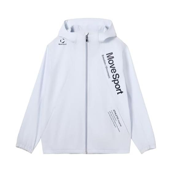 MOVESPORT Jersey/Cross Descente Full Zip Hoodie Thermal Insulation Cooling Effect Sunscreen NIR Water Repellent 2WAY Stretch UV CUT (UPF50+) Training