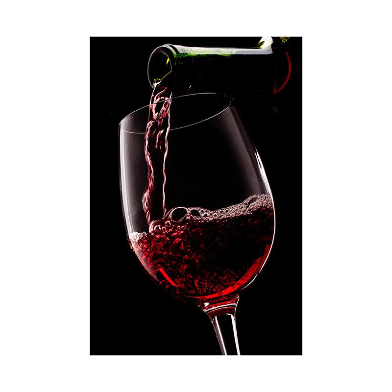 WCIC New Home Decoration Wine Glass Home Room Background Wall Painting Decoration Hanging Painting