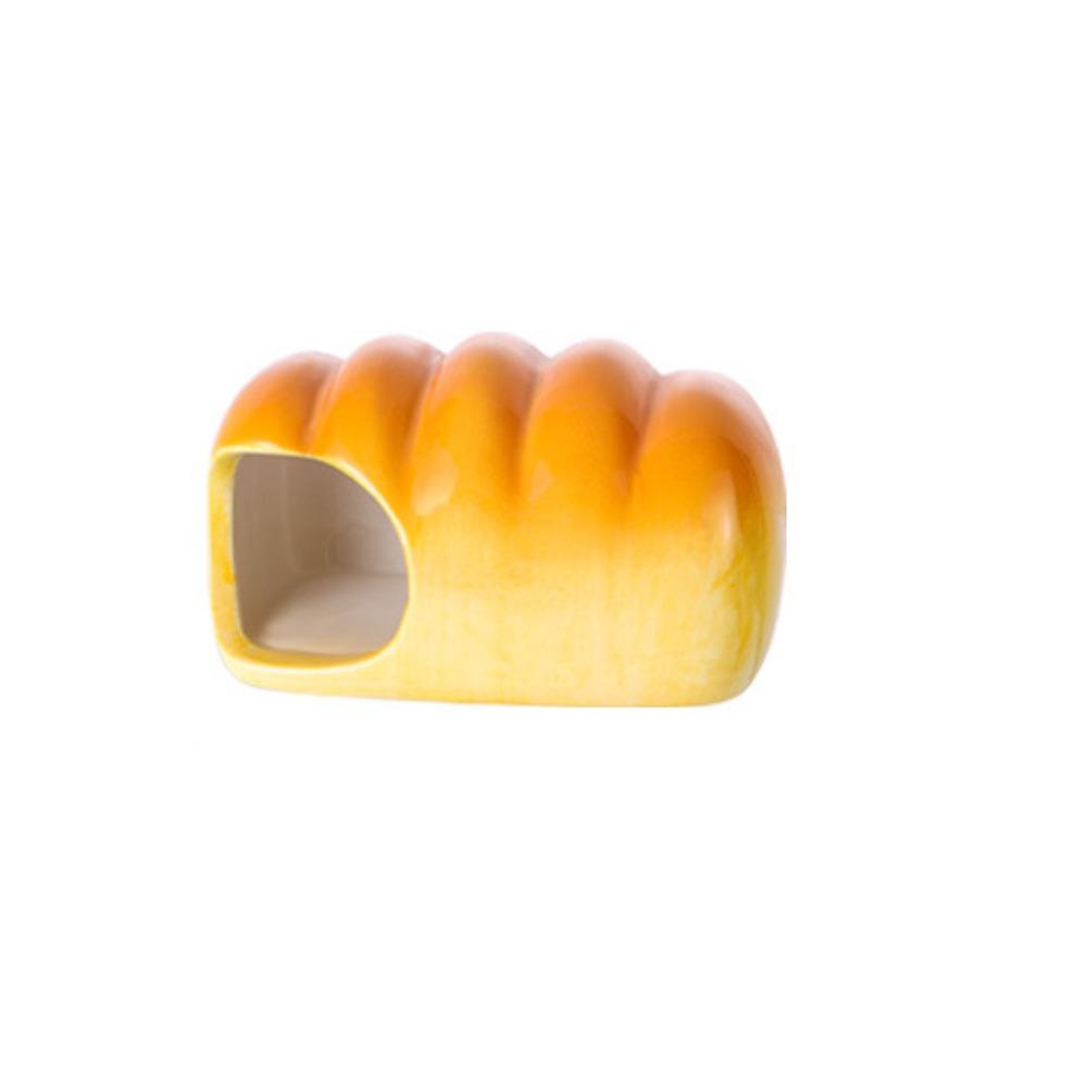 

Cooling Pet Small House Bread Shaped Hamster Bed Hamster Nest Golden Bear Style 3