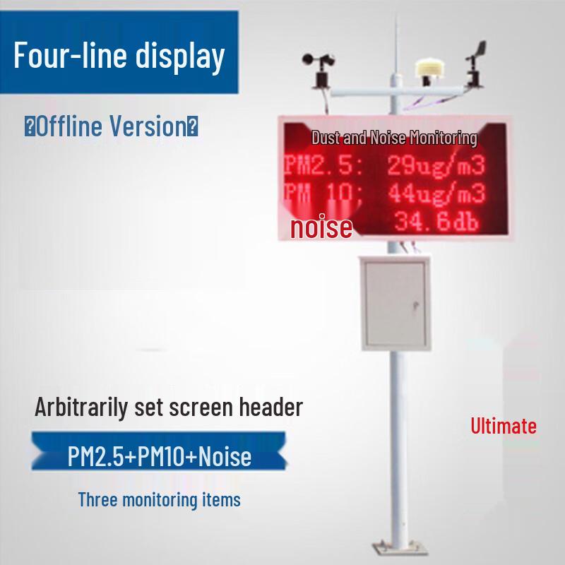 Smart Construction Site Dust & Noise Monitoring System