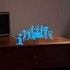 Luminous Alien Ornament UFO Plant Decoration Prop Figurine Set Alien Kit Decorative  Bedrooms