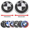 Drswk4 2Pc ABS 82mm 74mm Car Front Hood Emblem Rear Boot Trunk Logo For BMW M G20 G32 G11 X3 X5 X4 X6 X7 G30 G12 F40 F30 X1 Accessories
